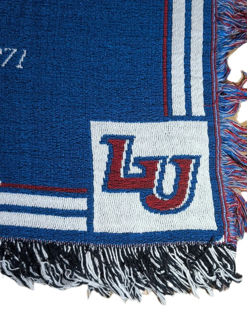 Liberty University Flames Throw Blanket